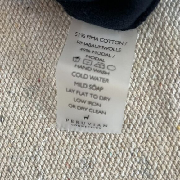 Peruvian Connection Black Plus-Size Gabrielle Tunic & Gabrielle Pants Sz XXL - Picture 7 of 14